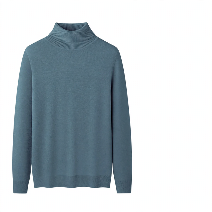 Herren-Rollkragenpullover, gefüttert