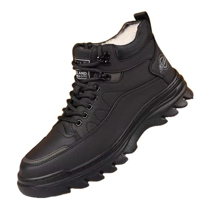Gefütterte Herren-Winterstiefel, rutschfest