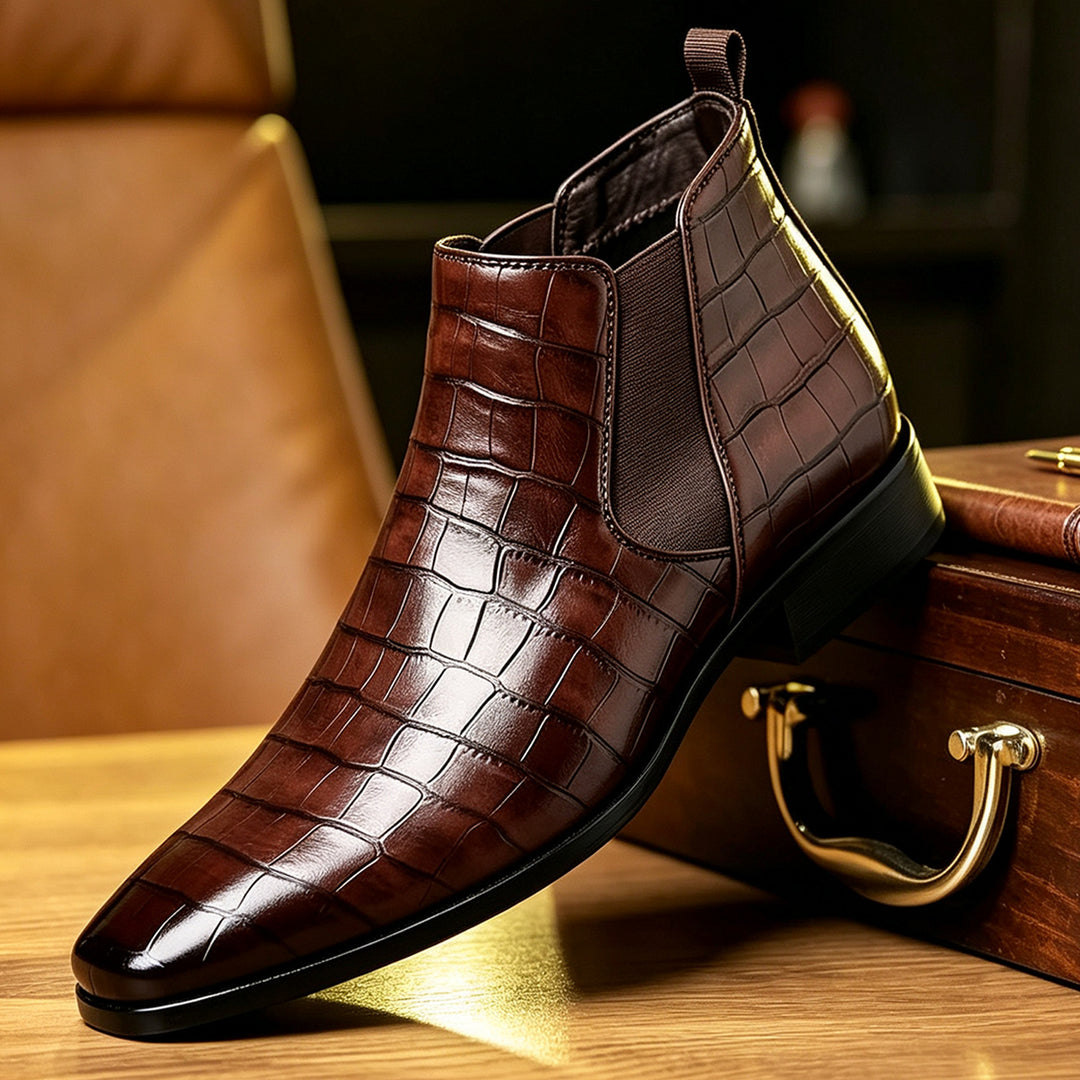 Modische Herren-Chelsea-Boots im Vintage-Stil