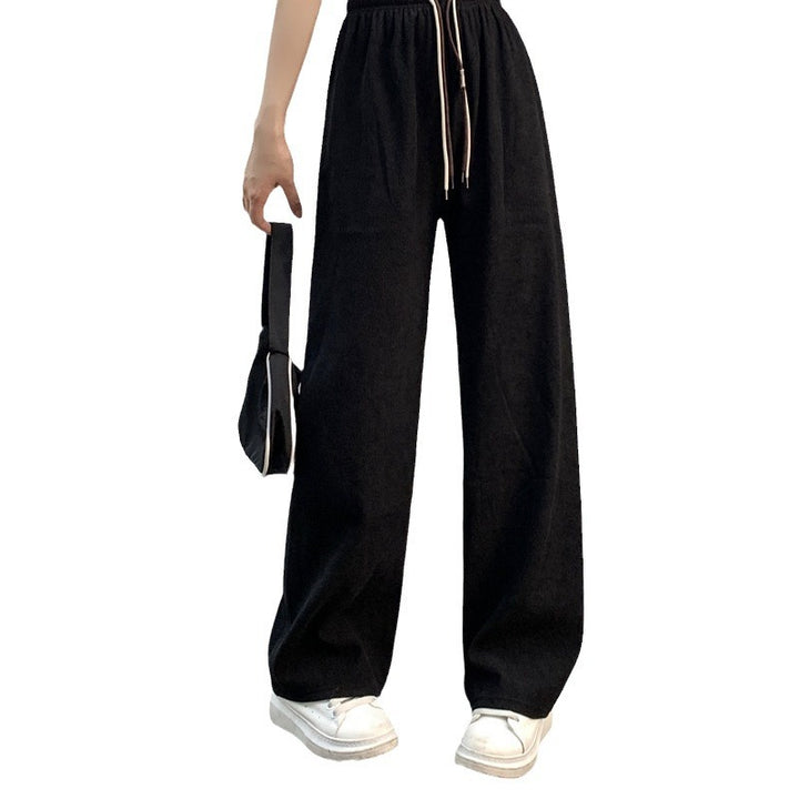 Fein-Cord-Weithose für Damen, hoher Bund