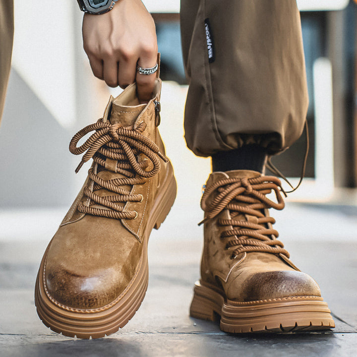 Klassische Herren-Stiefel aus Schweinsleder