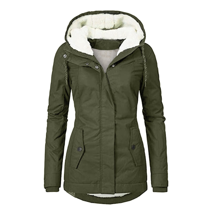 Gefütterter Parka mit Lammfell-Imitat