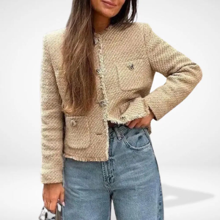 Drune | Übergangssaison Damen mit aufgesetzten Taschen – Estelle