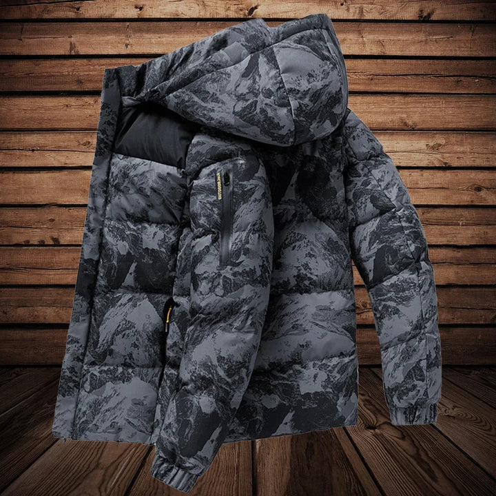 Drune | Herren Daunenjacke mit Kapuze