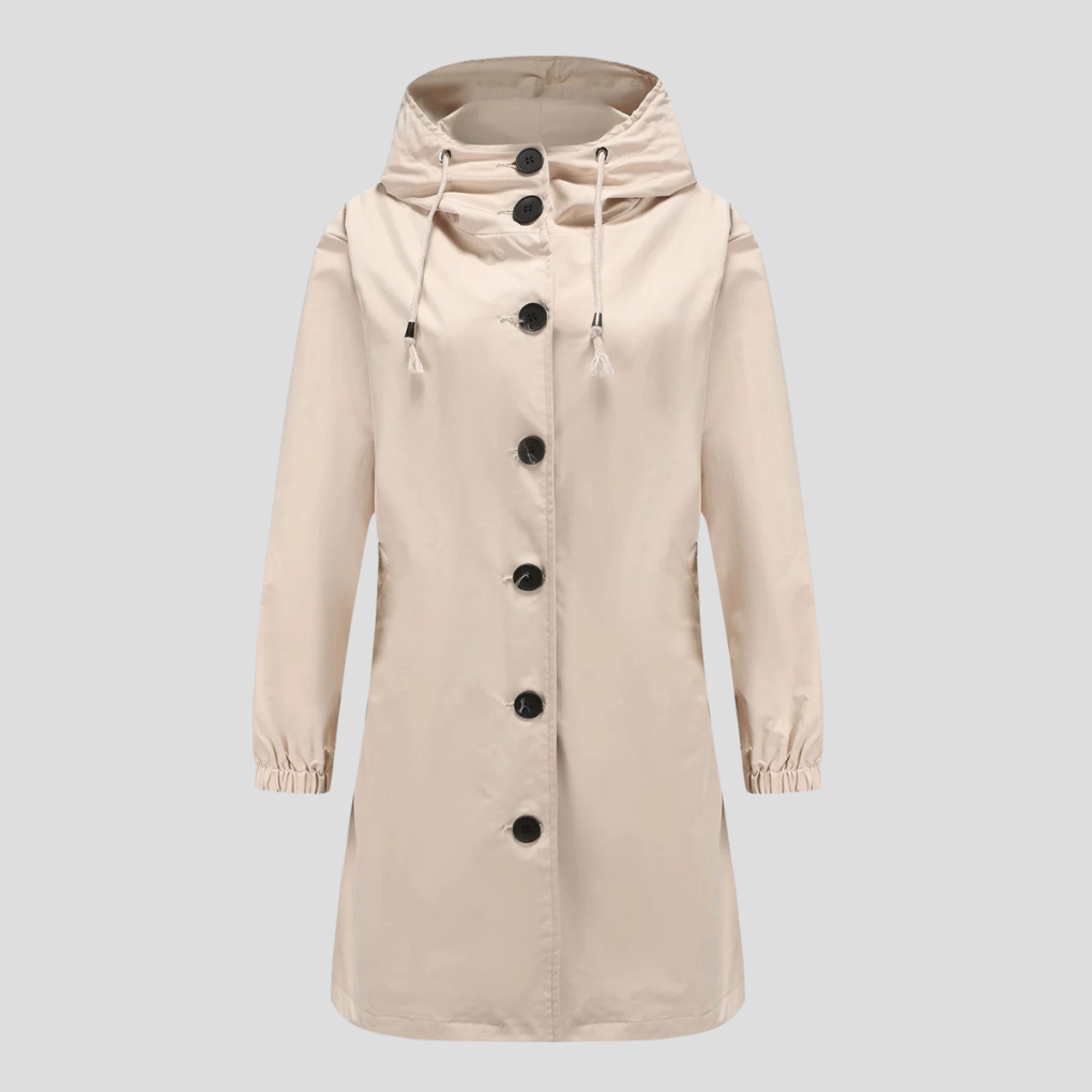 Drune | Regenjacke mit Kapuze für Damen