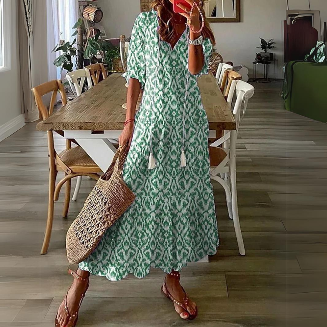 Drune | Maxi Kleid Mit Blumenmuster