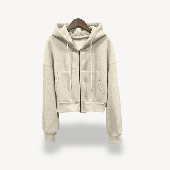 Drune | Cropped Zip Hoodie für Damen