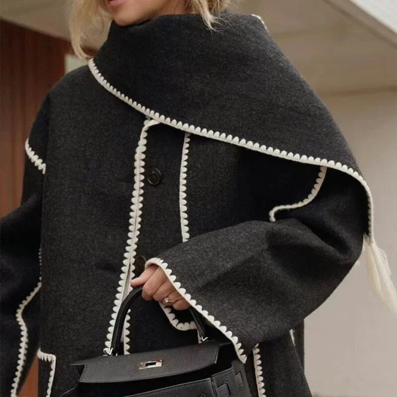 Drune | Jacke mit Schal