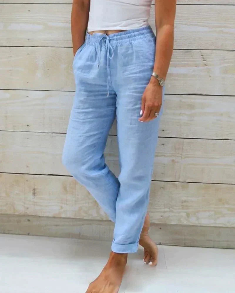 Drune | Stylische Hosen aus Baumwolle für Frauen
