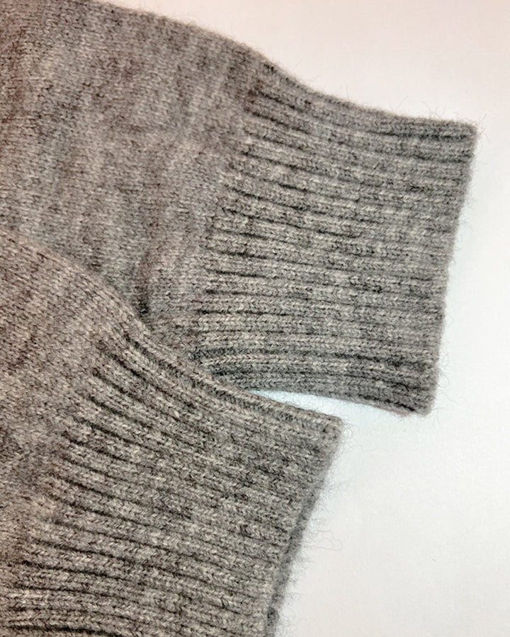 Drune | Lange Strickjacke mit Buchstabendruck