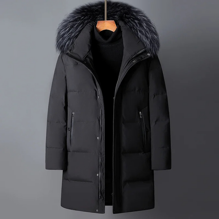 Drune | Winterjacke mit Kapuze und Reißverschluss für Herren