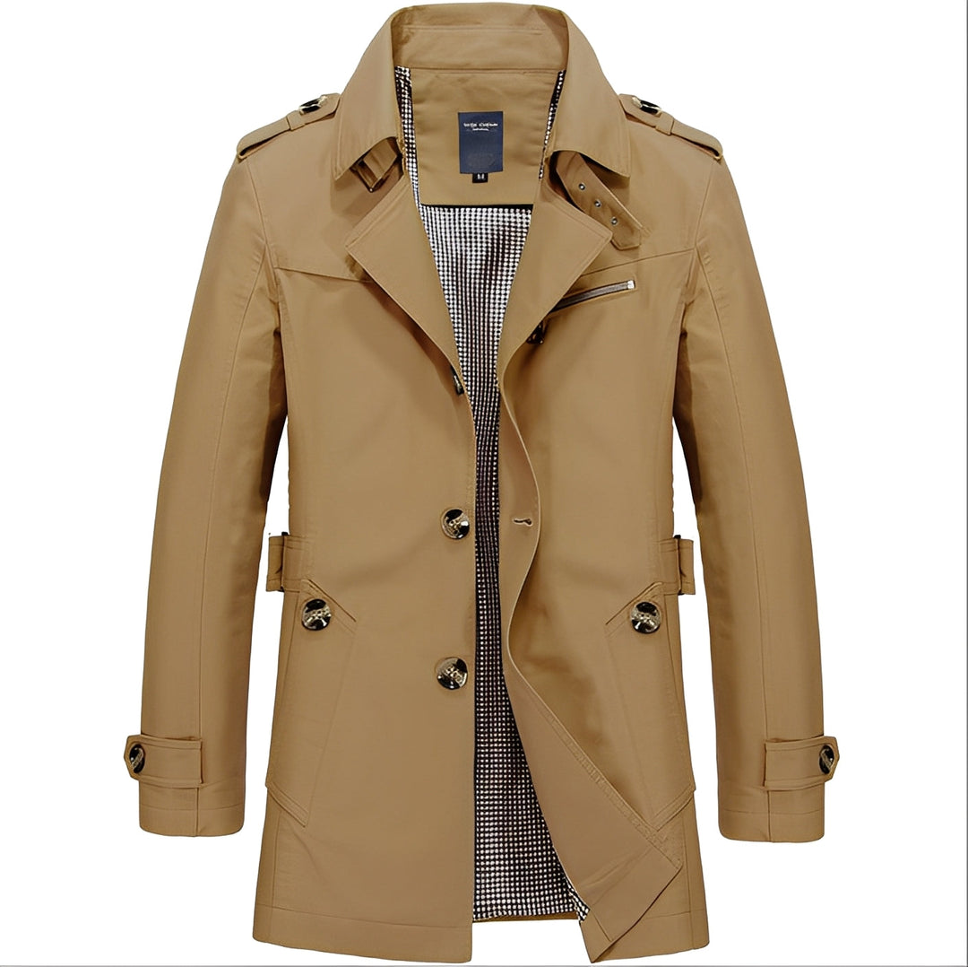 Drune | Lässige Mid-Länge Windjacke für Männer