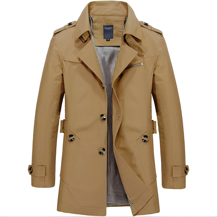 Drune | Lässige Mid-Länge Windjacke für Männer