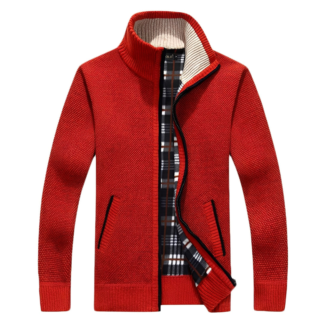 Drune | Stylischer Cardigan mit weichem Fleece-Futter für Männer