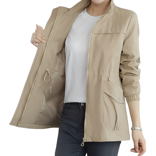 Drune | Stylische Jacke mit verstellbarem Bund für Frauen