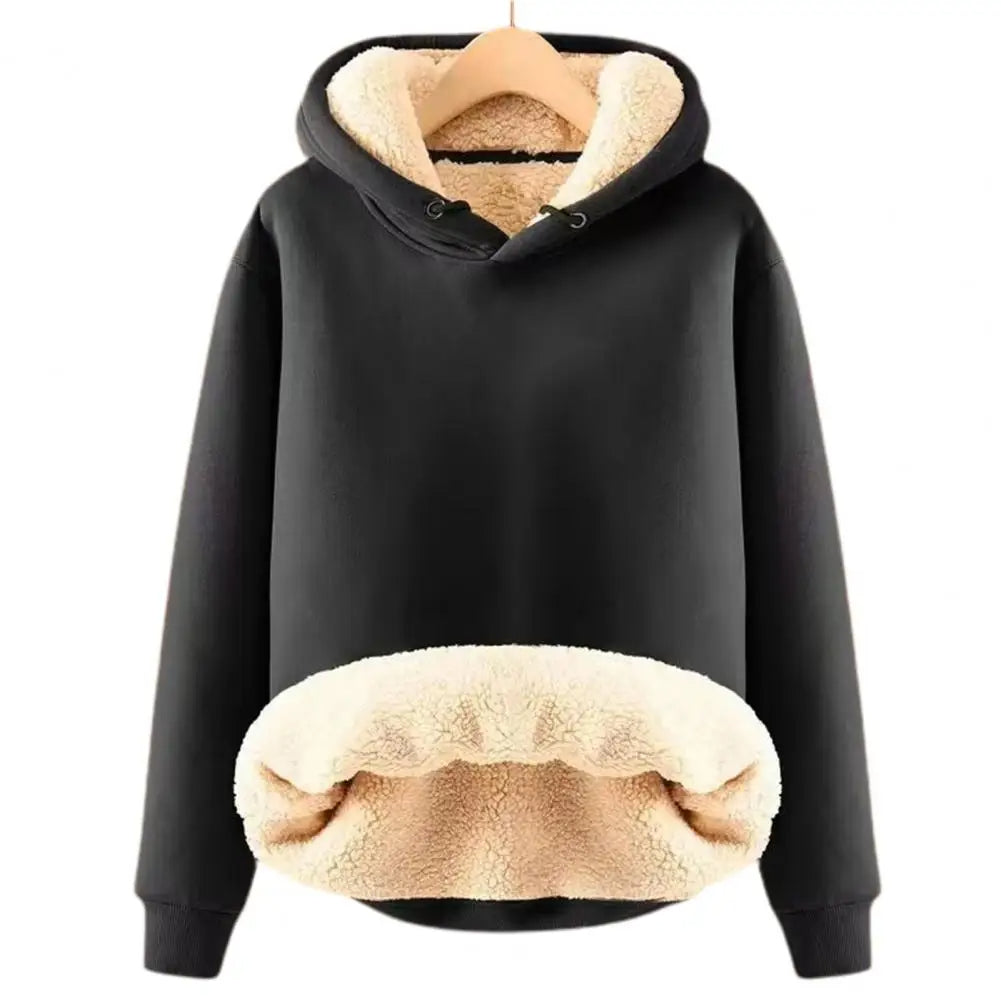 Drune | Sherpa Fleecejacke mit Kapuze