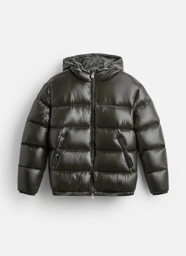 Drune | Daunen Pufferjacke - Warm & Leicht - Mit Kapuze & Hohem Kragen - 80% Entendaunenfüllung