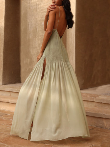 Einzigartiges gefaltetes Patchwork-Kleid