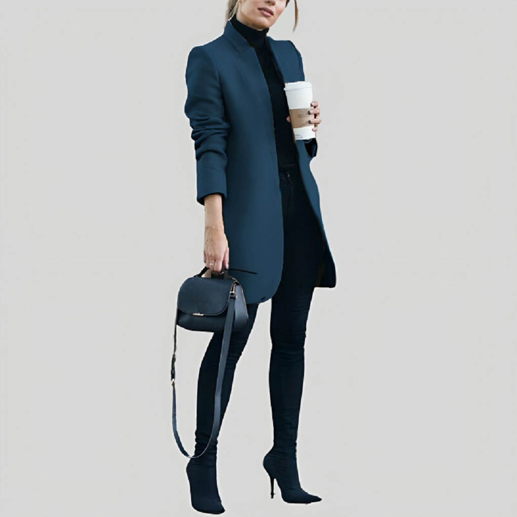Drune | Damen Herbst Winter Wollblazer - Stilvoll & Warm für Kalte Tage