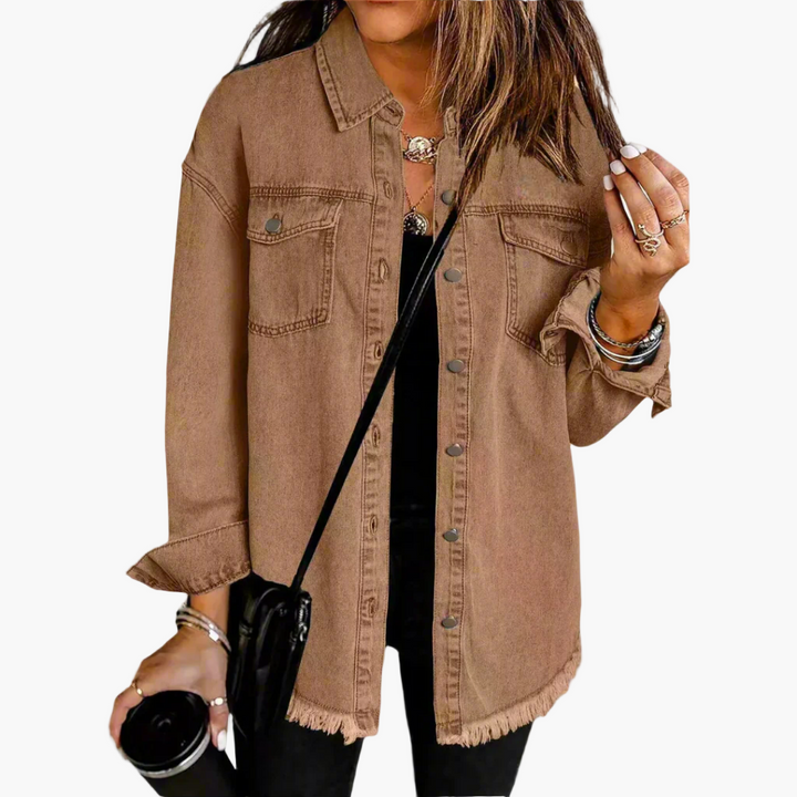 Drune | Jeansjacke Im Lässigen Vintage-Stil - Perfekt für Freizeit und Alltag