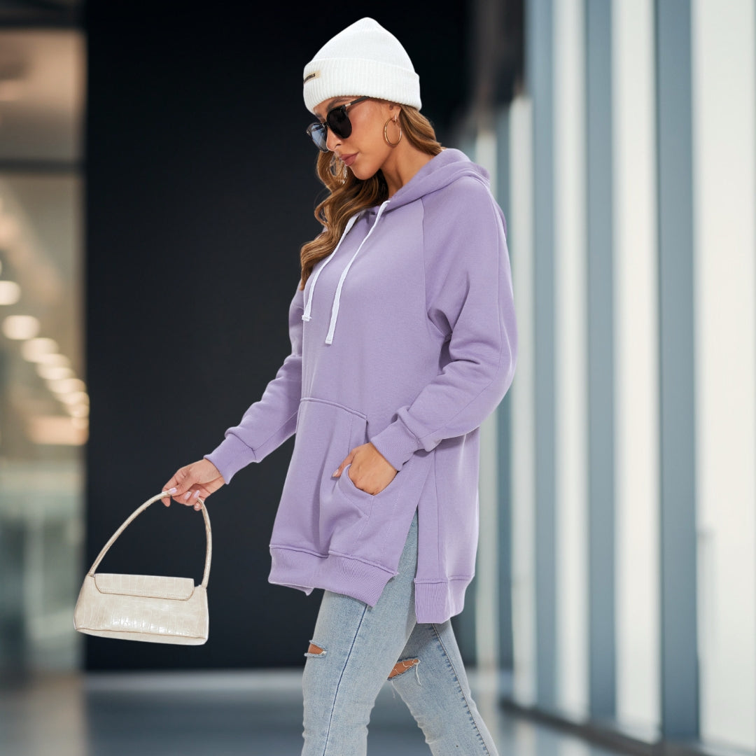 Drune | Bequemes Oversize-Kleid mit Kapuze für Damen
