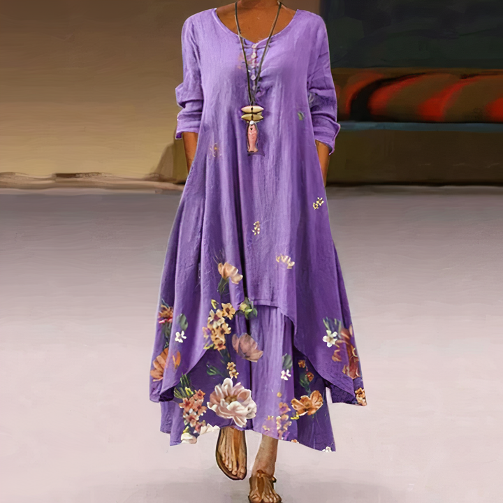 Drune | Elegantes Mode Baumwollkleid