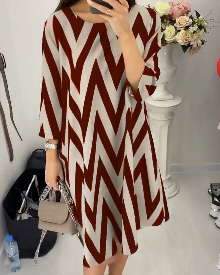 Drune | Kleid mit Aufdruck