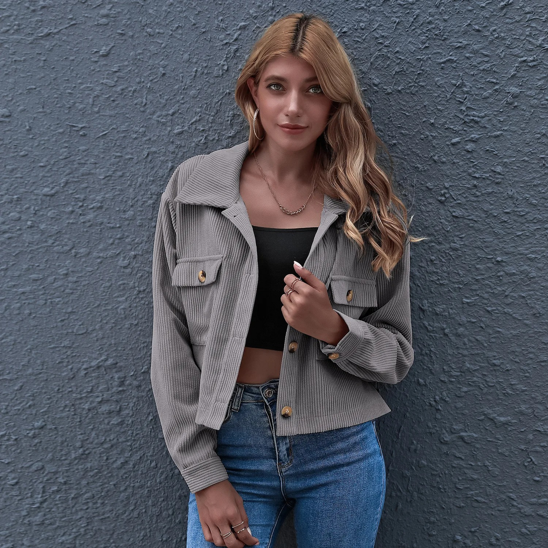 Drune | Modische Cordjacke