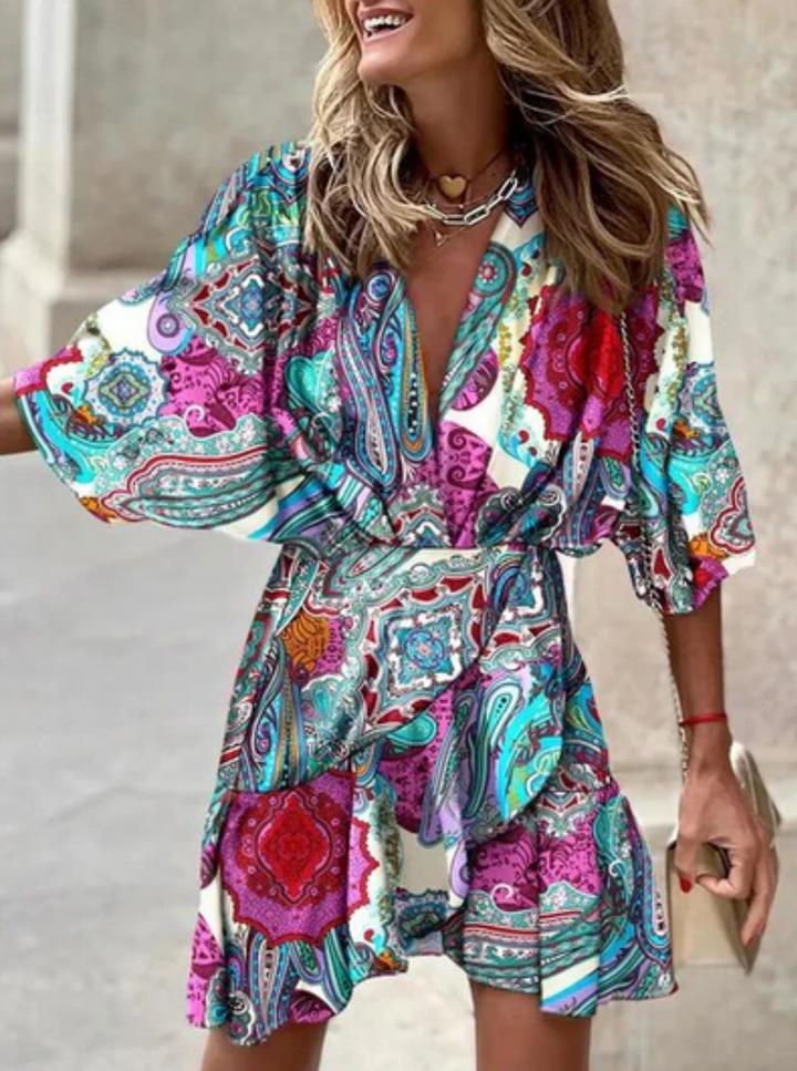 Drune | Wunderschönes Boho-Wickelkleid