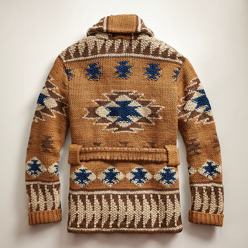 Drune | Valentino Jacquard Wolle Weste