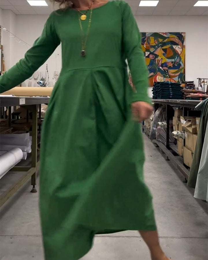 Drune | Lockeres Rundhals Kleid
