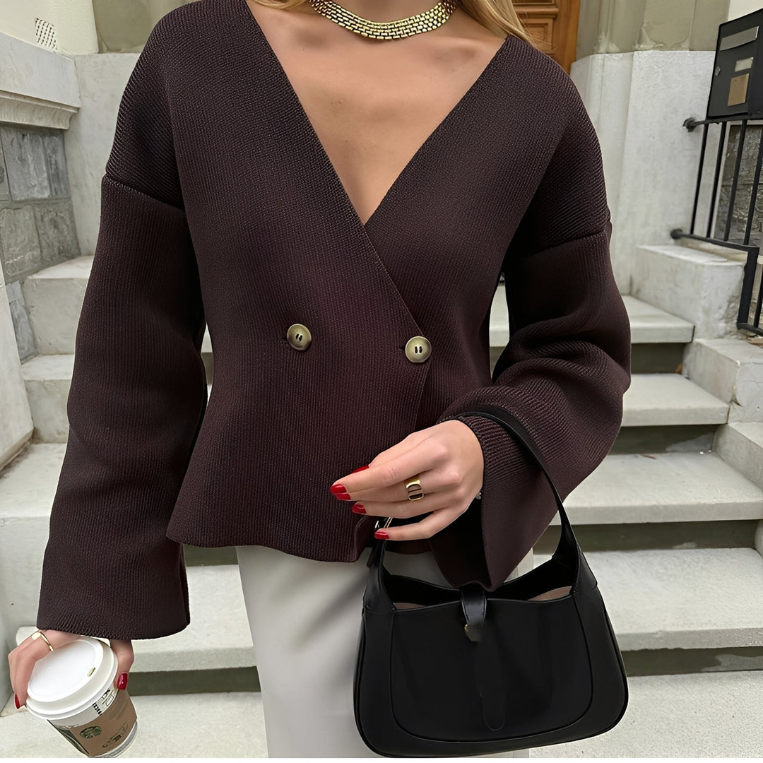 Drune | Eleganter, lässig gestrickter Cardigan für Frauen