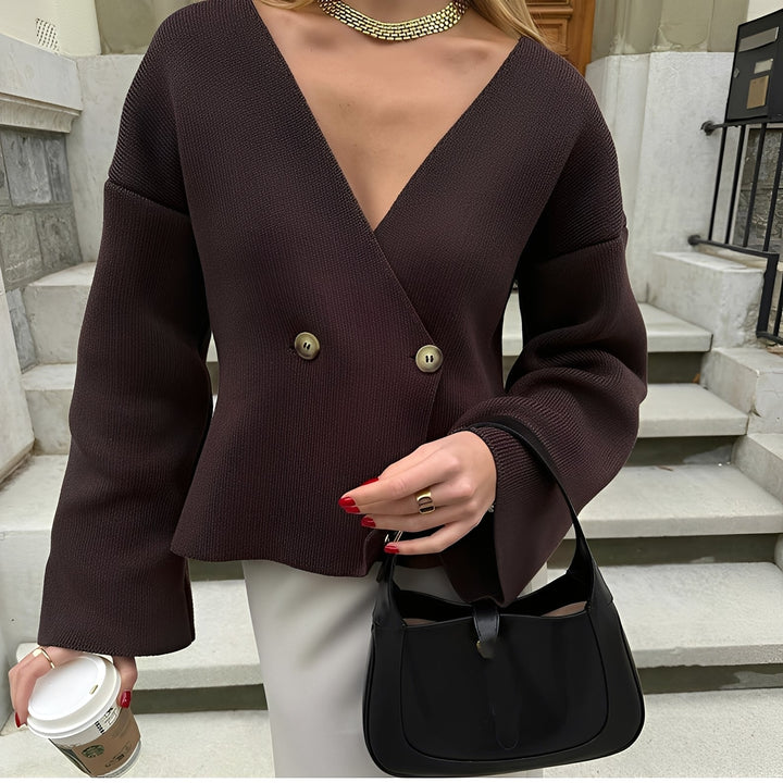 Drune | Eleganter, lässig gestrickter Cardigan für Frauen