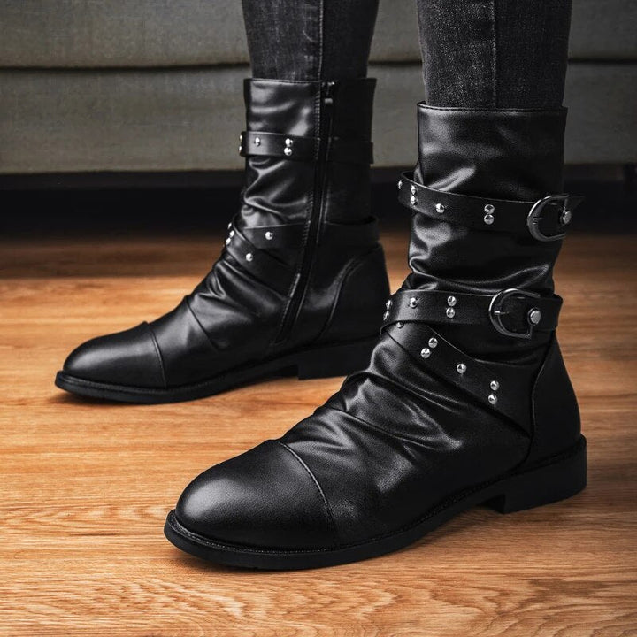 Drune | Stiefel Aus Weinlese Leder