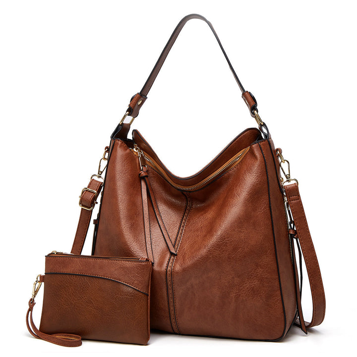 Drune | Vintage-Inspirierte Leder Hobo-Tasche