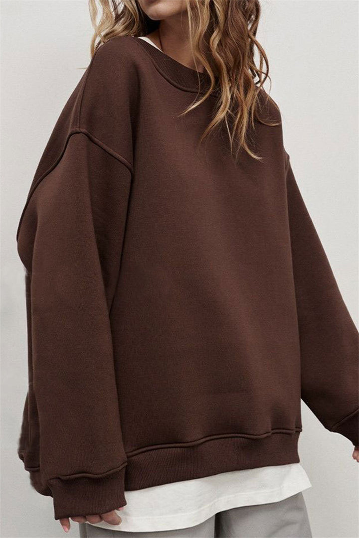 Damen Oversized Sweatshirt mit lässigem Schnitt und weichem Material Drune