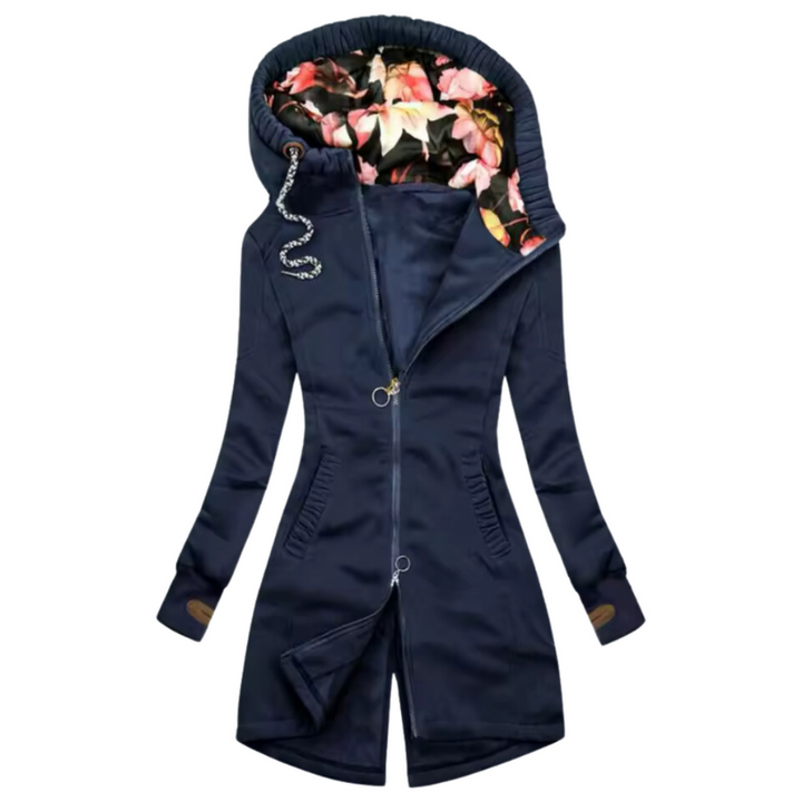 Drune | Frauen Stilvolle Winterjacke Mit Kapuze