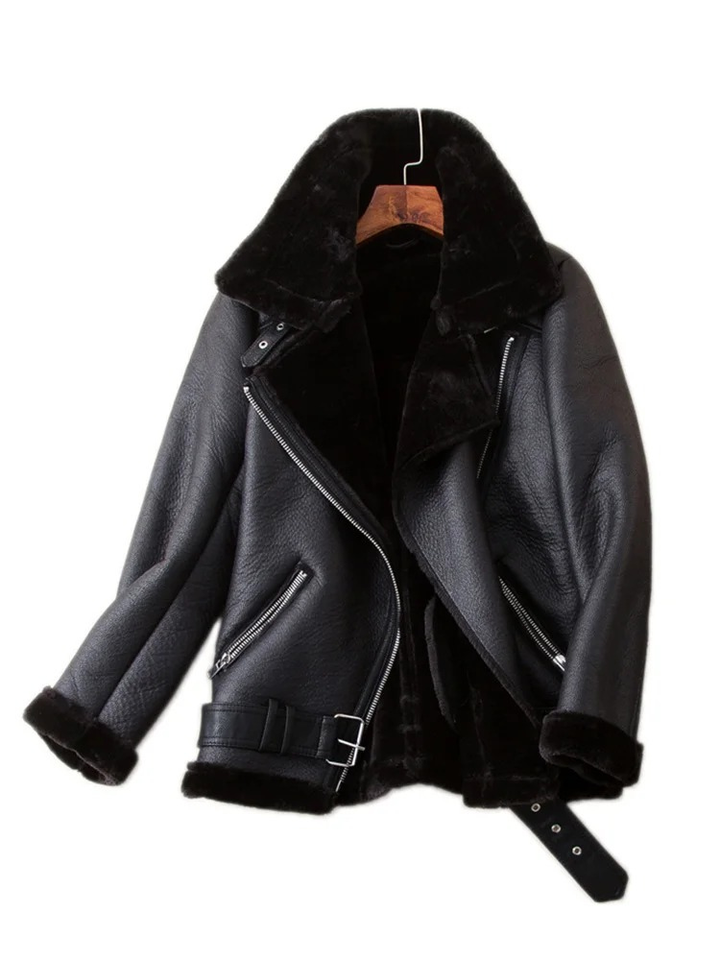 Drune | Damen Sherpa-Pelzmantel