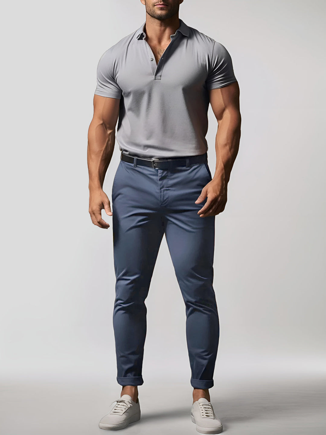 Drune | Hochwertige, Dehnbare Herren Chino Hose Aus Pflegeleichtem Baumwoll Mischgewebe