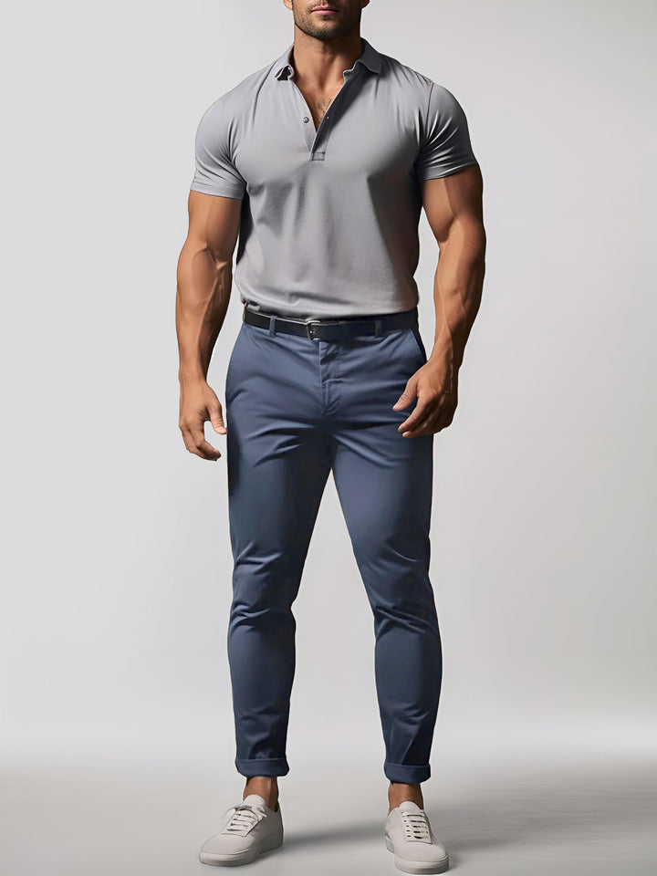 Drune | Hochwertige, Dehnbare Herren Chino Hose Aus Pflegeleichtem Baumwoll Mischgewebe