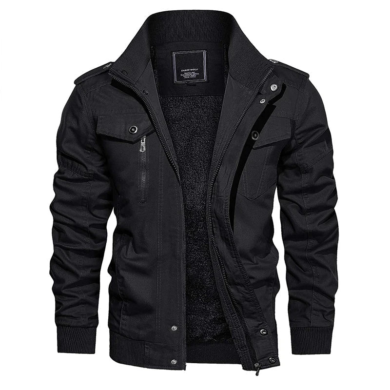 Drune | Moderner und Trendiger Bomber mit Weichem Futter für Männer Perfekt für Den Alltag