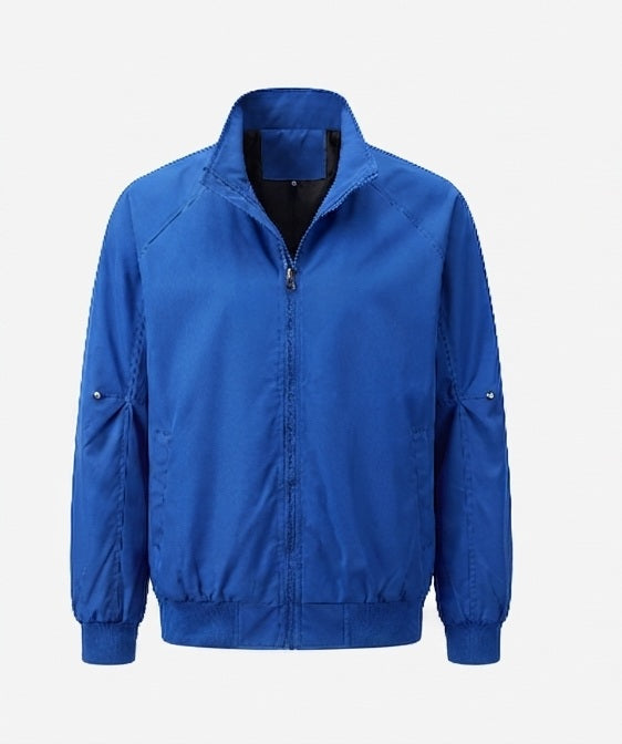 Leichter urbaner Blouson für Herren mit Stehkragen, elastischem Saum und Ärmeltasche