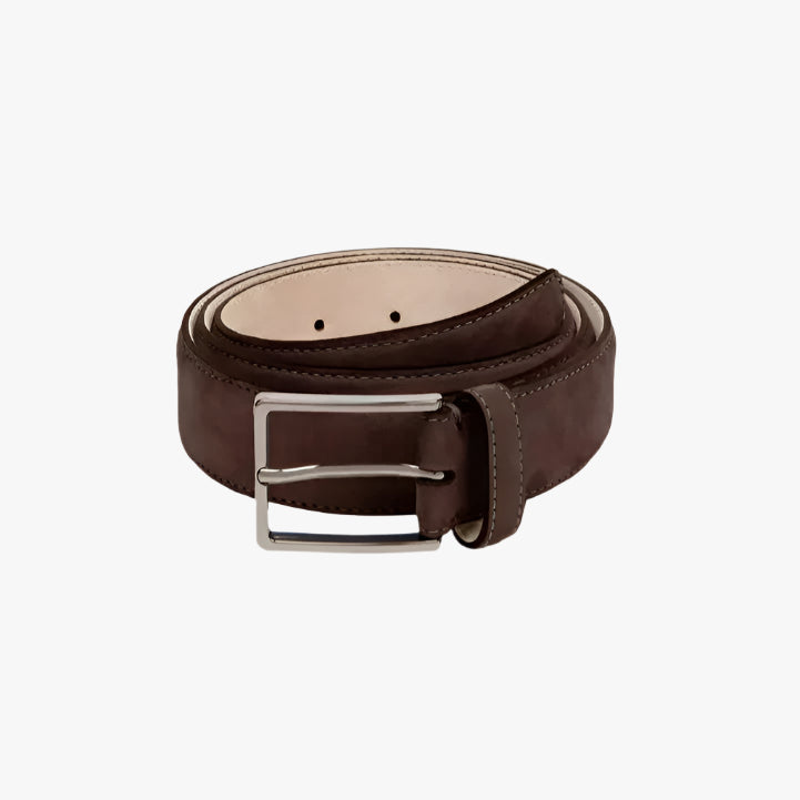 Drune | Herren Wildledergürtel Klassischer & Eleganter Wildledergürtel Für Männer