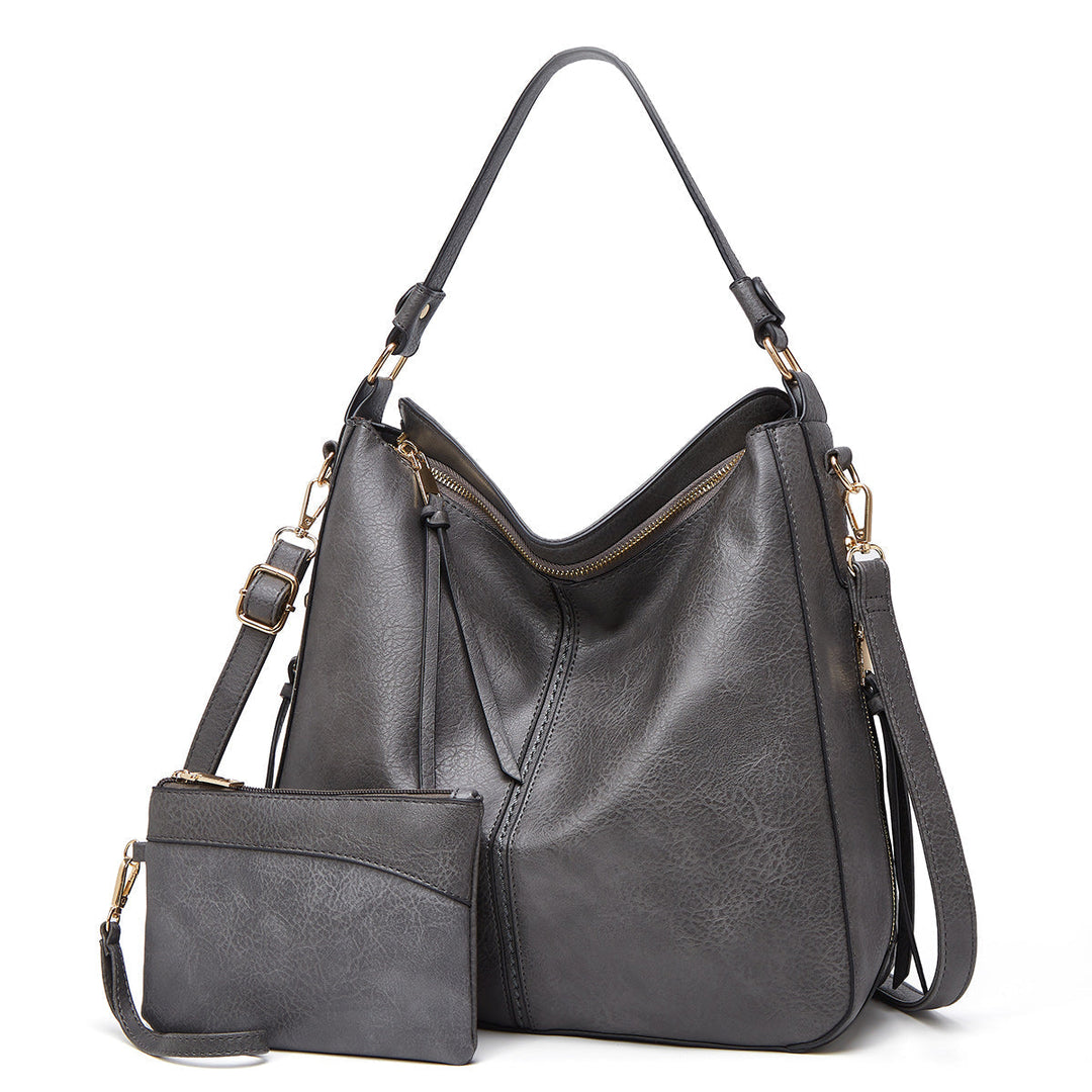 Drune | Vintage-Inspirierte Leder Hobo-Tasche