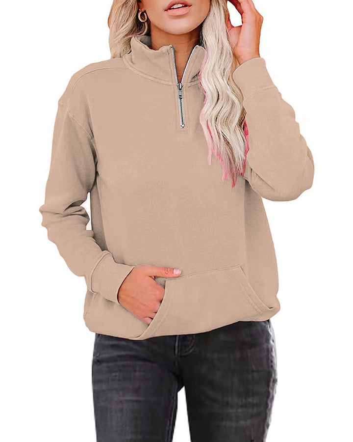 Drune | Sweatshirt mit Stehkragen