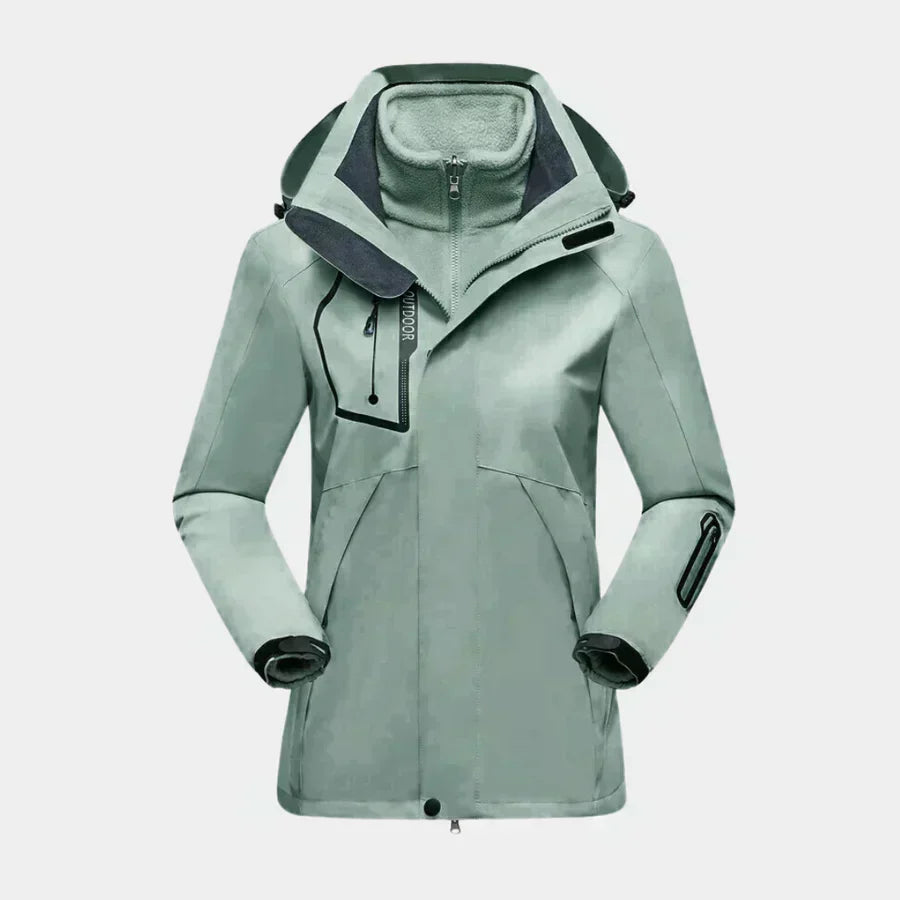 Drune | Damen Langarm Ski Jacke Multifunktional