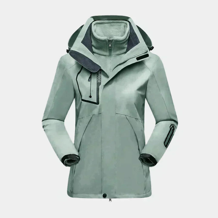 Drune | Damen Langarm Ski Jacke Multifunktional