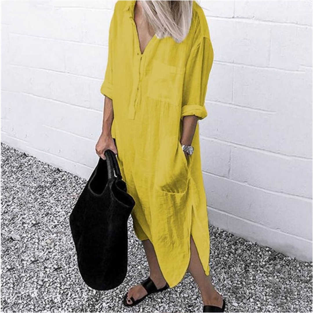 Drune | Stilvolle Lange Sommerkleid