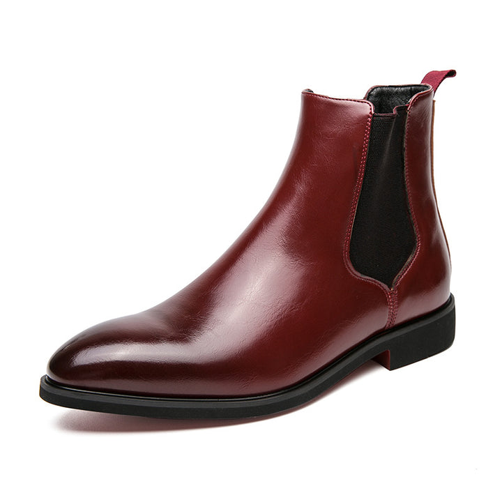 Modische Herren-Chelsea-Stiefel, spitz zulaufend