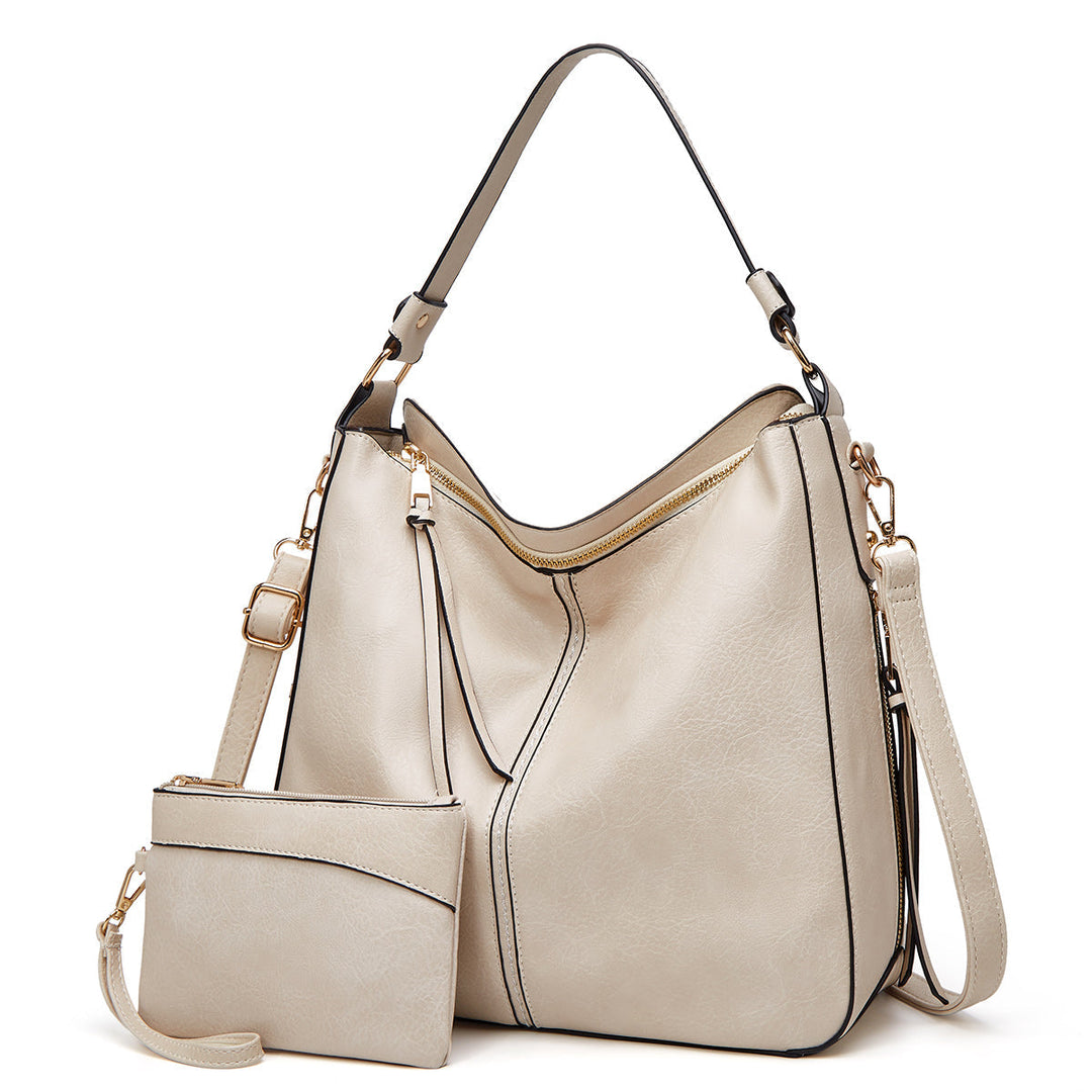Drune | Vintage-Inspirierte Leder Hobo-Tasche